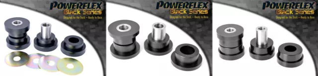 Powerflex PU Buchsen Alfa Spider + GTV hintere untere Querlenker Lager Set BLK