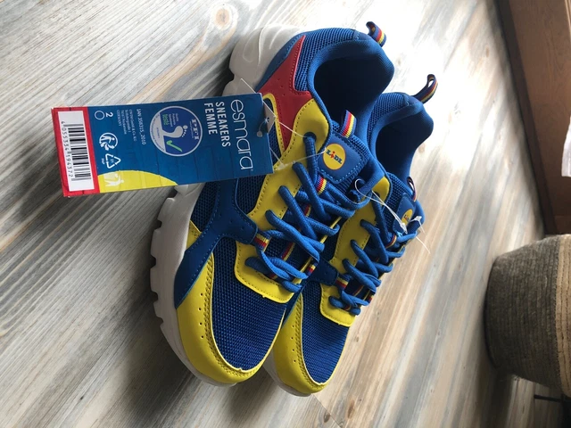 Baskets LIDL édition Limitée - Pointure 40 (UK 6.5) - Bleu - Occasion (mais état De Neuf ?) - Pour Garçon