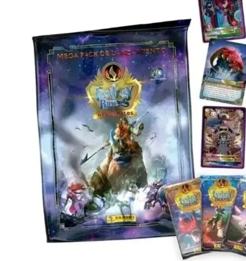 Colección Completa + EDL Fantasy Riders 4 NEW WORLDS Panini 2023