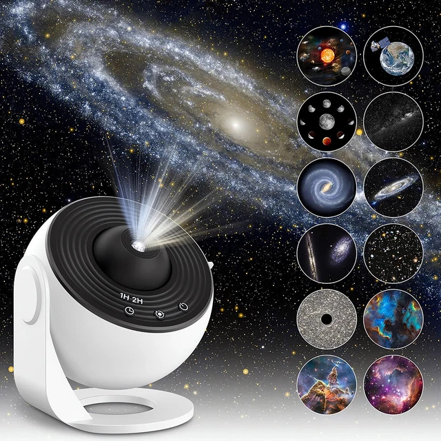 NIGHT LIGHT GALAXY Projector Starry Sky Projector 360° Rotate