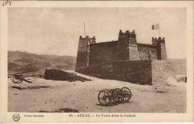 CPA ak morocco Azilal the position in the casbah Flandrin (38242)