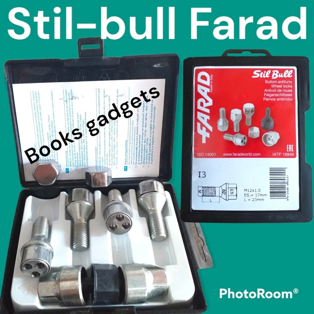 Bulloni Antifurto Farad Per Ruote In Lega Fiat 500 Stil Bull: Sicurezza Massima Per I Cerchi Originali Dal 2007 - Foto 10
