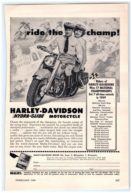 1950 harley davidson