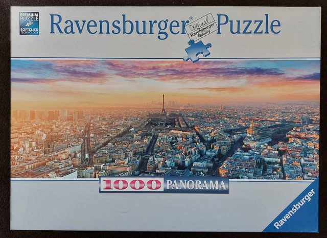 Ravensburger Puzzle - Paris im Morgenglanz - Panorama - 1000 Teile - vollständig