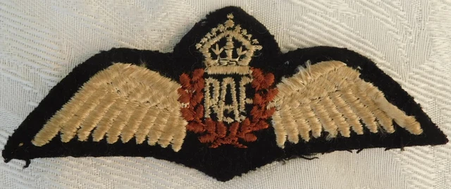 WW2 WORLD WAR Two Royal Air Force Raf Cloth Wings Pilots Badge EUR 29 ...