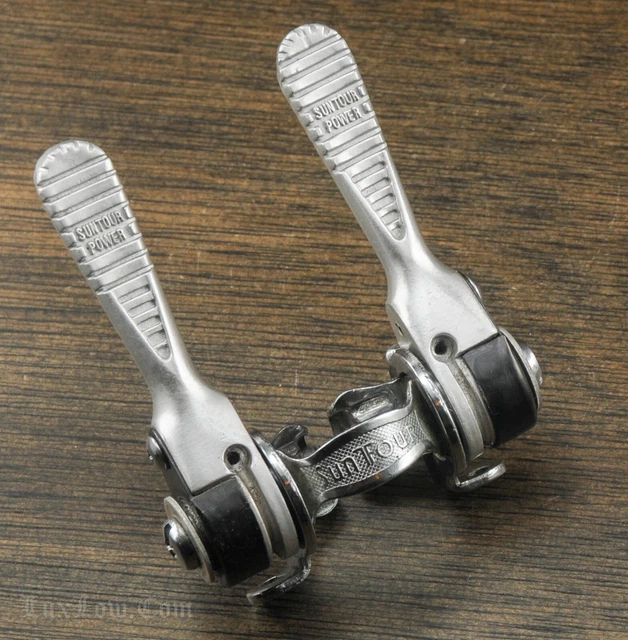 Vintage Suntour Power SHIFTERS Levers RoadBike Raleigh Schwinn Tour Bicycle PDLM Vintage Suntour Power SHIFTERS Levers RoadBike Raleigh Schwinn Tour Bicycle PDLM