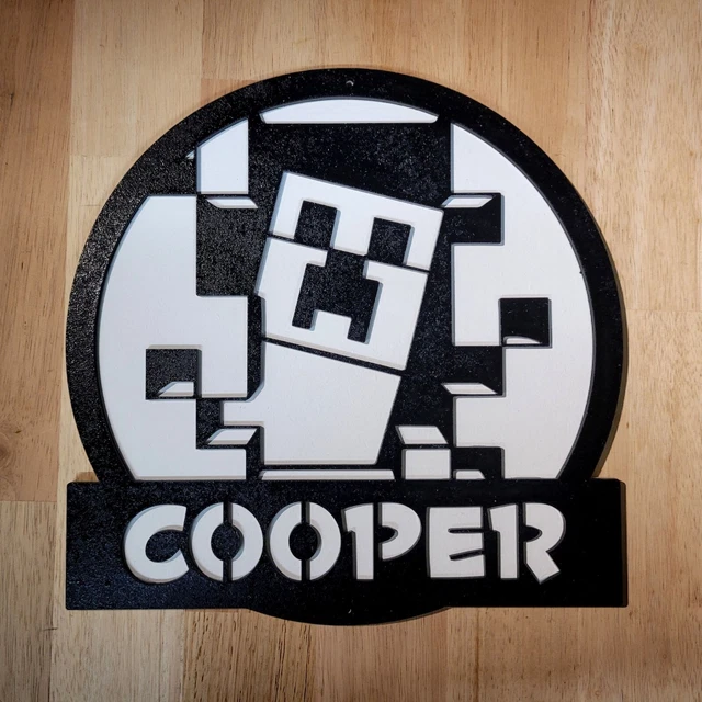 Grande Personalizado Niños Habitación Enredadera 3D Letrero Arte de Pared Colgante Hágalo usted mismo Placa Pintada