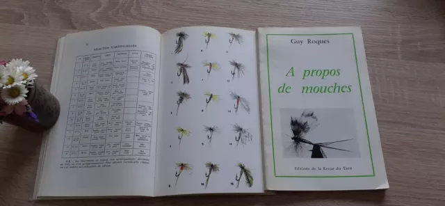 pêche à la mouche - A propos de mouches par Guy Roques 1978 93 p. truite BE