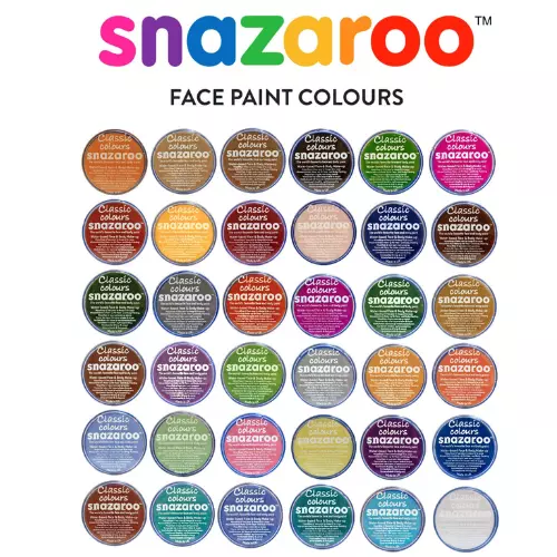 Snazaroo Face Paint Halloween Make Up Facial Costume Fancy Dress Christmas 18ml