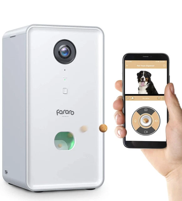 Dispensador de lanzamiento de golosinas para cámara perro-mascota 1080P FHD visión nocturna WiFi TD11
