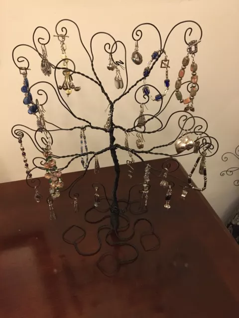 Jewelry Necklace Ring Earring Tree Stand Display Organizer Holder Wire tree 2