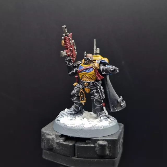 Gut bemalter Warhammer 40k Sensensen des Kaisers primaris phobos Kapitän GW