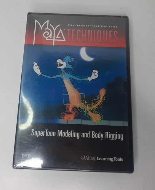 MAYA TECHNIQUES: SUPERTOON Modeling And Body Rigging Alias Learning Dvd ...