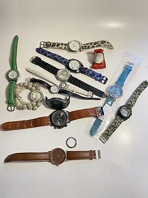 large lot of  Vintage mixed age and condition wrist Watches Repair Steampunk
