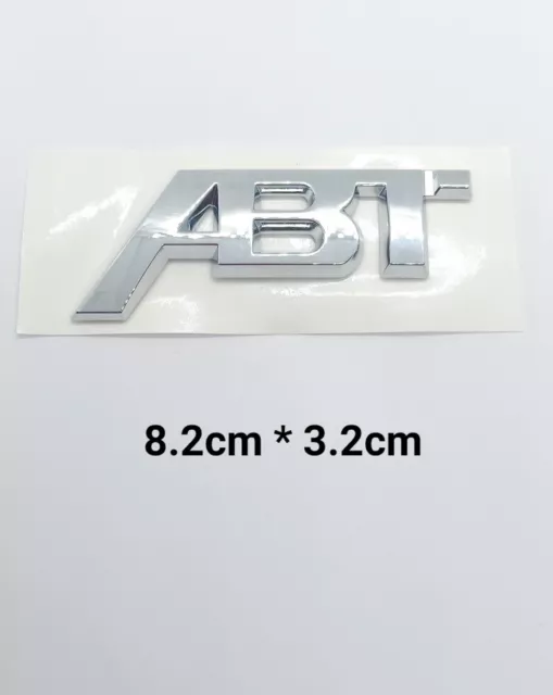 1 Logo Emblème ABT-Avant ailes Chrome