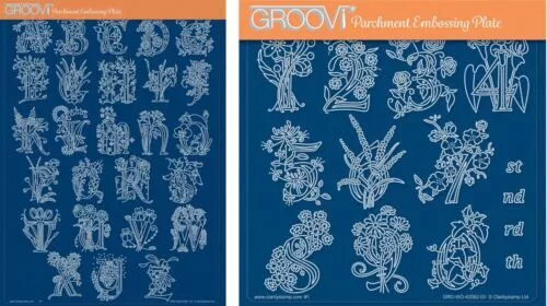 Clarity Stamps Groovi Parchemin Gaufrage - Barbara's Bijou Floral