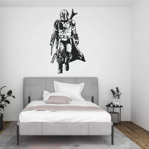 Star Wars Mandalorian Wall Art Decal Sticker