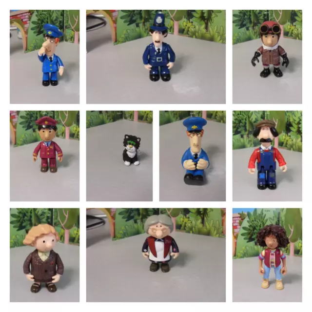 Postman Pat  Figures - Ted - Pat - Jess - Selby - Gilbertson - Amy - AJ