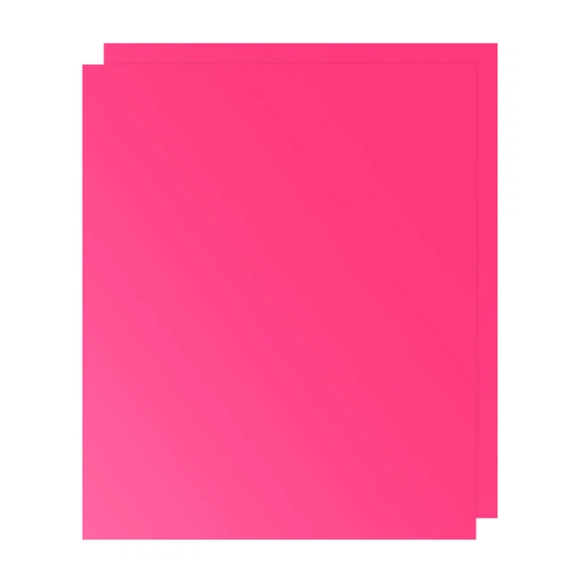 3D Puff Wärmeübertragung Vinyl 2 Blatt 12""x10"" Glow Puffy HTV Aufbügeln Vinyl Pink