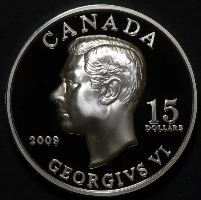 2009 Canada $15 Vignettes of Royalty King VI Silver Proof #19609
