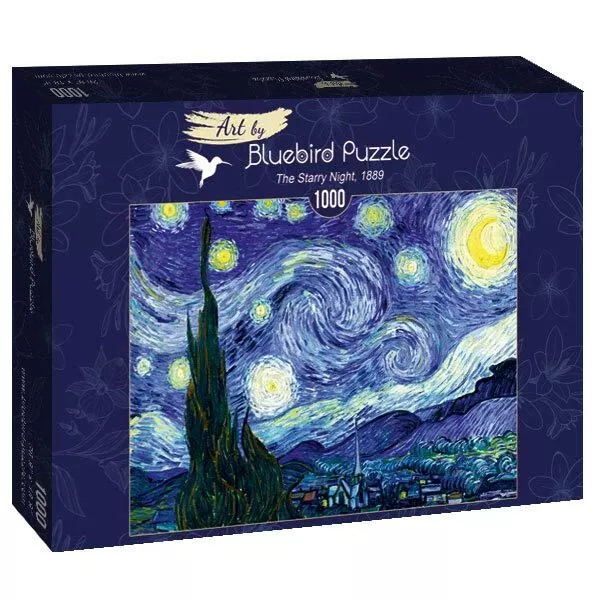 Puzzle De La Noche Estrellada De Vincent Van Gogh De 1000 Piezas Bluebird 60001