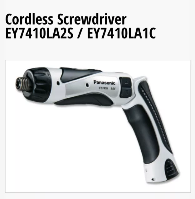 Panasonic EY7410LA1C Cordless Screwdriver Hardware/Electronic w/ Charger & Btry