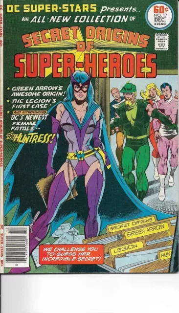 DC Super-Stars Presents Secret Origins of Super Heroes #17 - DC Comics  Grade 7.