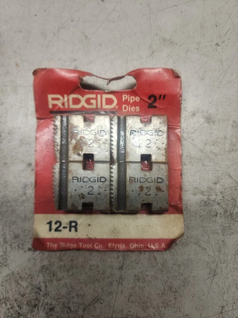 NOS Ridgid 2" pipe dies NPT for 12-R 00-R 111-R O-R 11-R 30-A 31-A
