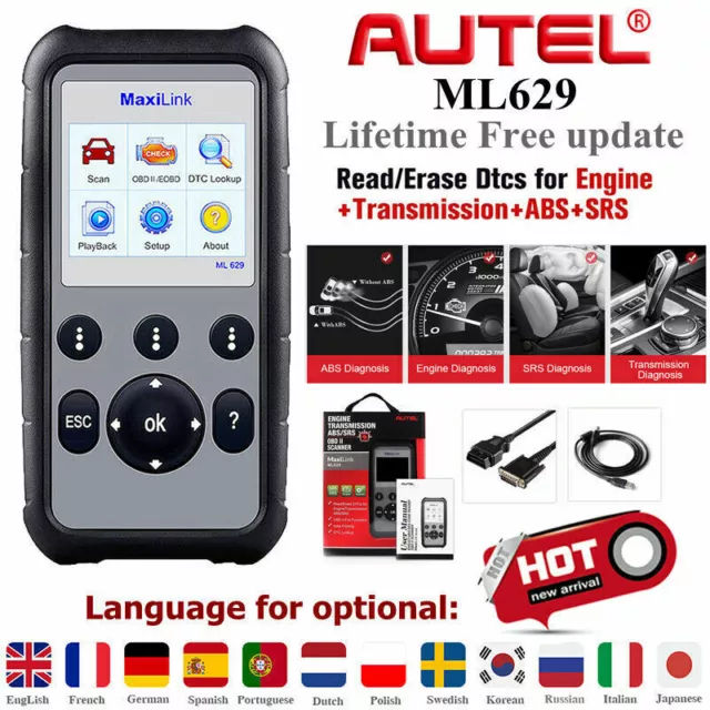 valise diagnostic AUTEL officielle Français Bluetooth OBD2