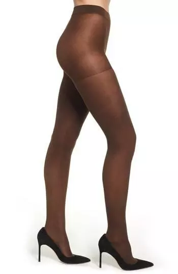 3XL Tamara Mocha afroamericano Skintone Control Top Pantimedias Hooters unifrom