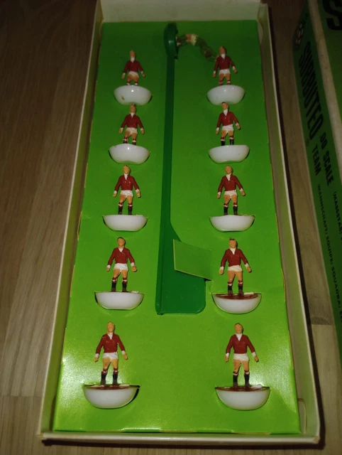 Boîte Vintage Subbuteo C100 HW - Équipe Poids Lourds N°17 Sheffield Wednesday - Début Années 70