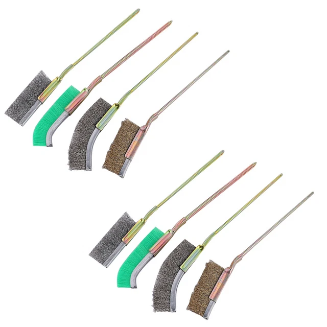 8 PCS WIRE Brush Copper Plating Bird Cage Cleaner Car Cleaning Goo for