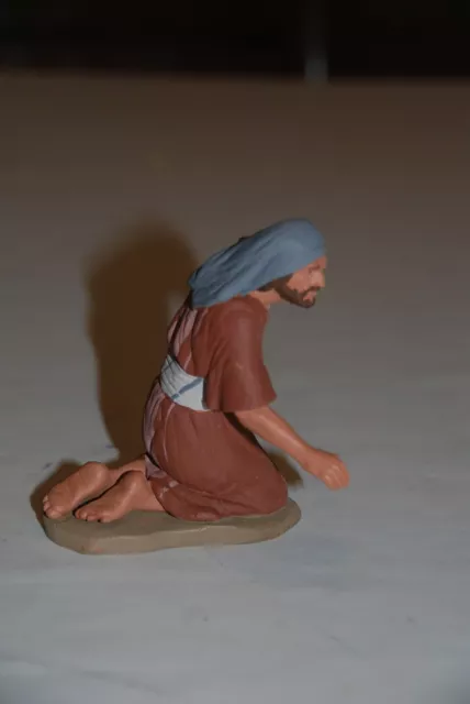 Figura barro Palillo Belen Delgado 12 cm PIEZA UNICA Christmas Navidad aspas 2