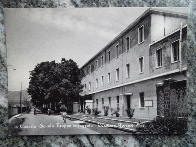 cartolina caserta caserma scuole corazzate