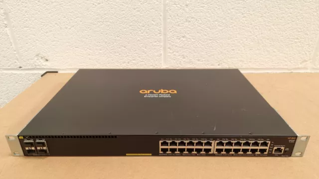 HP HPE Aruba 2930F 24G PoE + 4SFP + 24 porte Gigabit PoE + switch 4x 10G SFP + JL255A