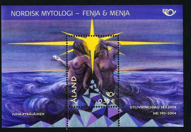 Aland Finland 2004 S/S Nordic Mythology MNH