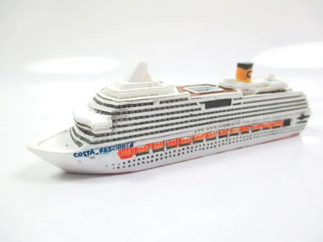 Schiff Modell Kreuzfahrtschiff  MS Costa Fascinosa 12cm Poly Cruise Ship,NEU