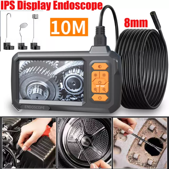 8mm Endoscope 1080P Digital Industrial Borescope Inspection Camera 10M Cable