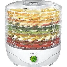 Sencor Lebensmitteltrockner SFD 750WH, Weiß, Leistungsstark und Energieeffizient