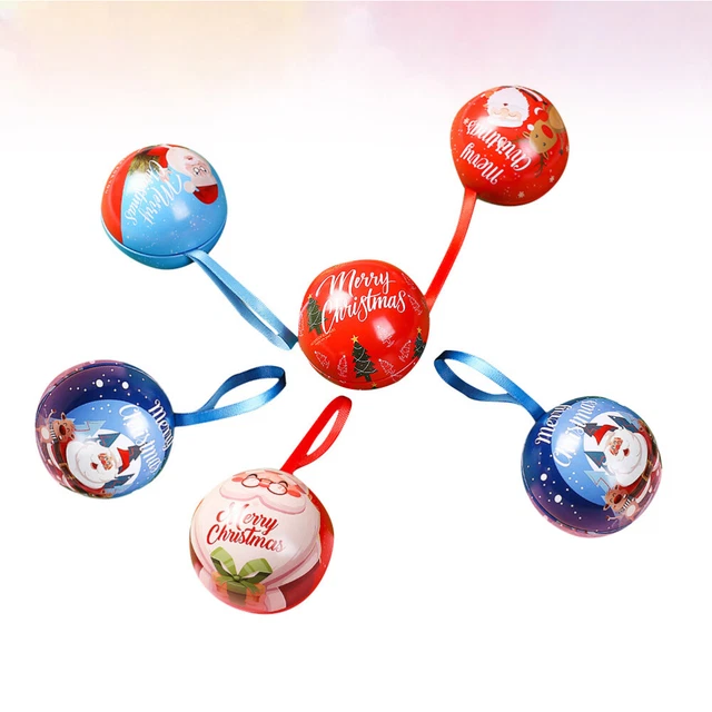 6 pz scatola regalo scatole caramelle natalizie dolci scatola bambino