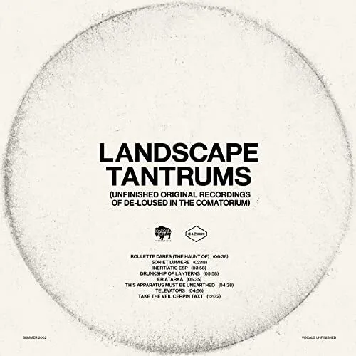 The Mars Volta Landscape Tantrums - Unfinished Original Recordings Of De-Loused