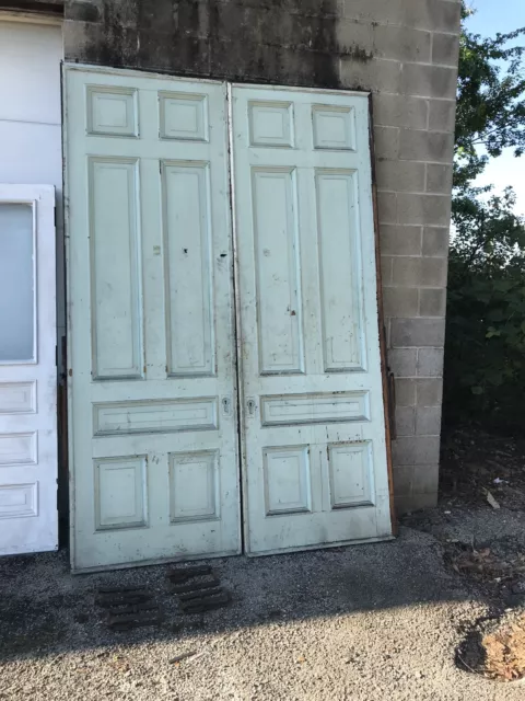 Bova 41 Pair Antique Eastlake Pocket Doors 6 Foot 1/4“ X 107 X 2.25 With Wheels