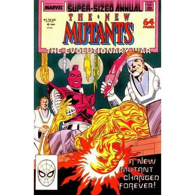 New Mutants (1983 series) Annual #4 in Very Fine + condition. Marvel comics [f