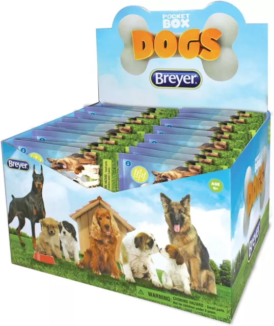 Breyer Mystery Pocket Box Dogs Blind Bags Dog 18 count sealed new box