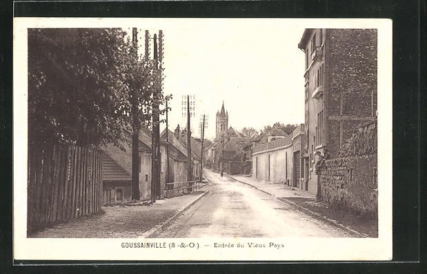 CPA Goussainville, Entree du Vieux Pays