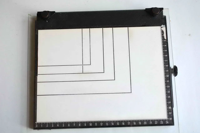 Marco de ampliación Hama caja sin bordes hasta 18x24 cm, con placa de vidrio + soporte