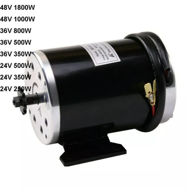 24V/36V/48V 1800W 1000W Electric Motor For Bicycle e Bike Scooter Go Kart ATV