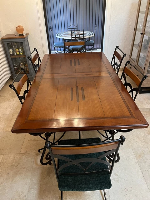 Table ronde et chaises louis philippe d'occasion - Ameublement
