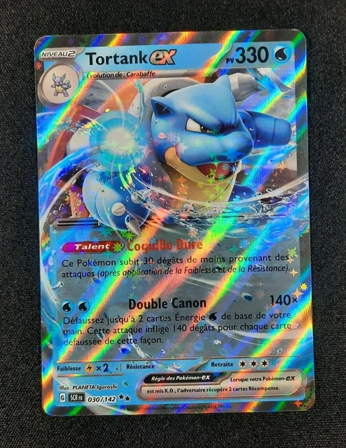 CARTE POKÉMON : Tortank Ex Ultra Rare 2024 Couronne Stellaire 030/142 ...