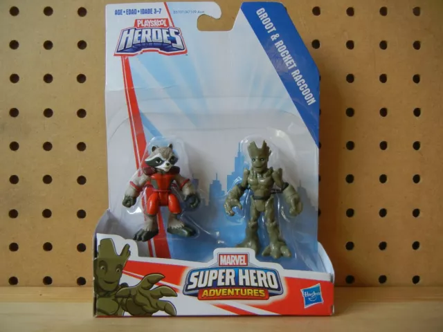 Playskool heroes marvel super hero hot sale adventures groot and rocket raccoon